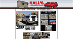 Desktop Screenshot of hallsstoragebuildings.com